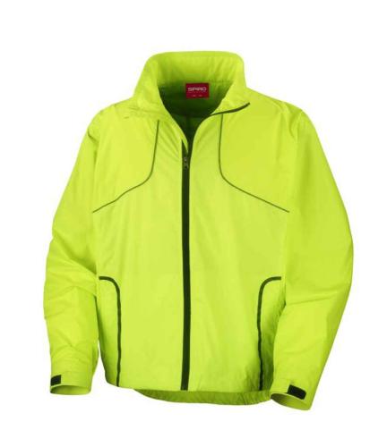 Spiro Trail and Track Jacket - Neon lime - L